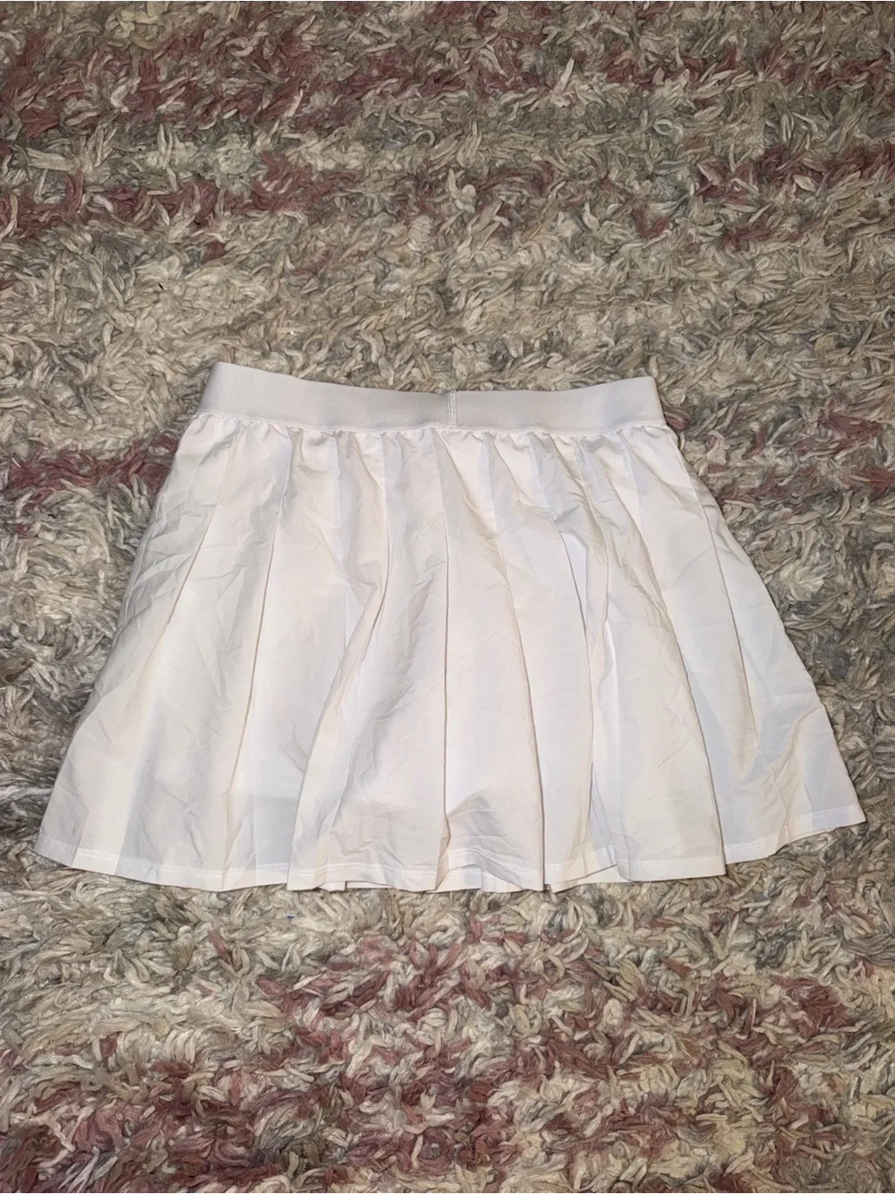 Alo yoga white tennis skirt S
